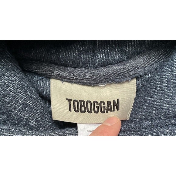 Toboggan Men’s Casual Blue Pullover Hoodie Size Medium - Picture 5 of 7